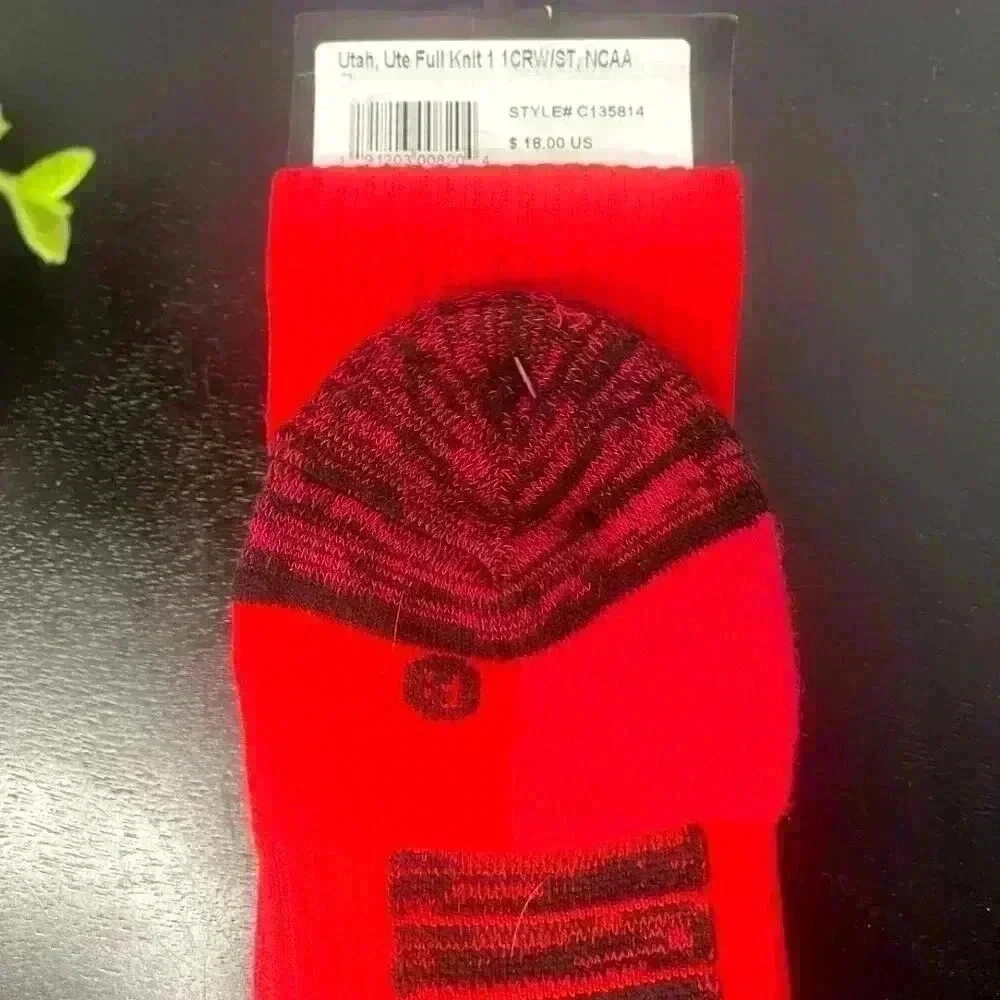 Strideline Utah UTE Fottball NCAA Full Knit Unisex Socks